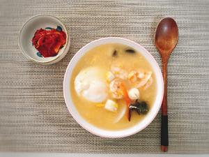 新年好寓意-清淡暖胃的韩国（年糕）面片汤的做法 步骤5