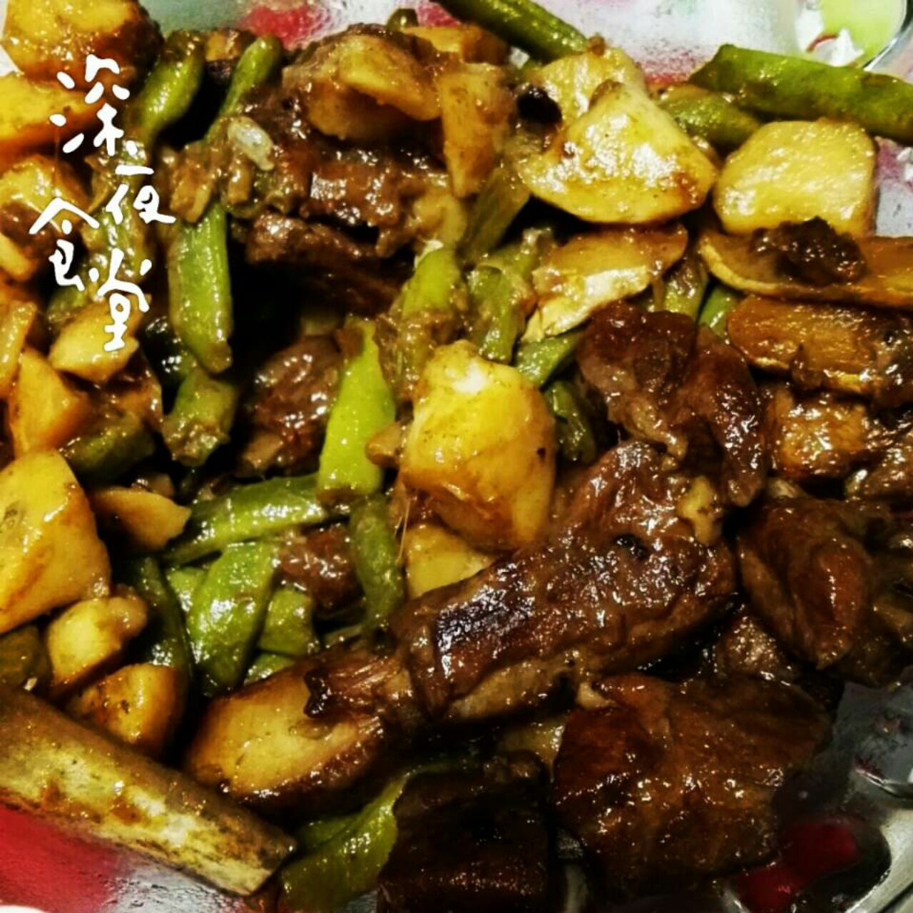 土豆炖排骨