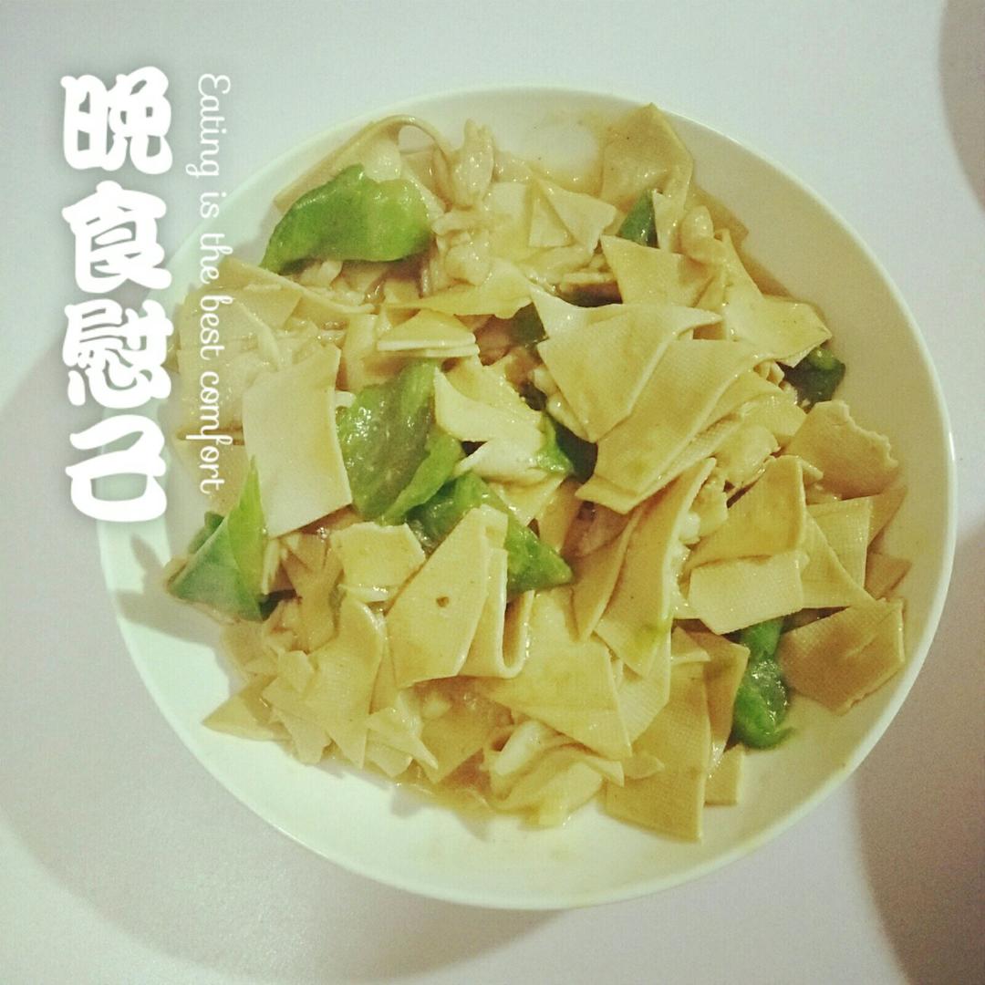 东北尖椒干豆腐