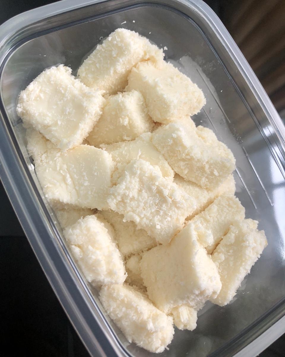 【视频】85度C 椰蓉牛奶小方～不用烤箱的夏日甜点