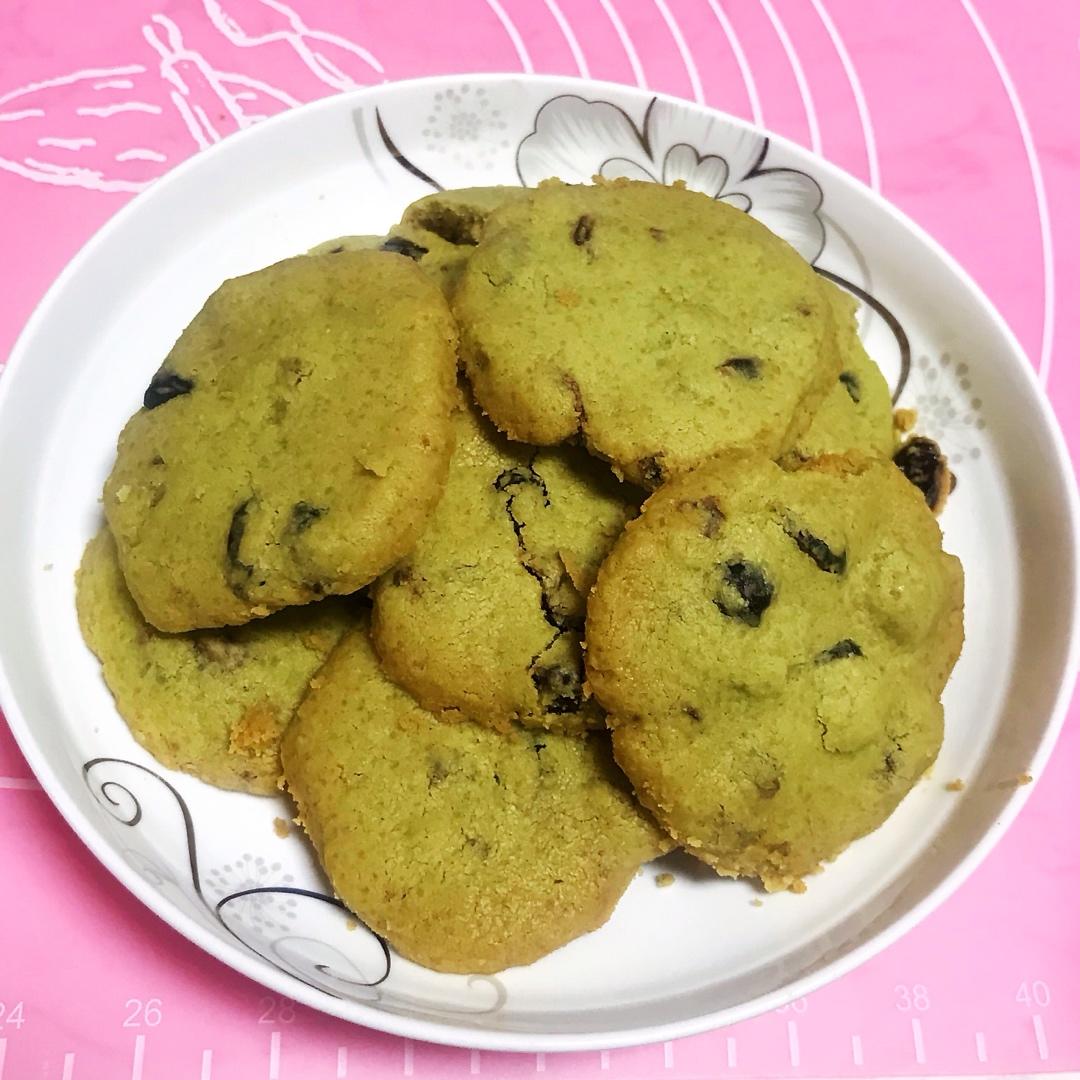 抹茶蔓越莓饼干