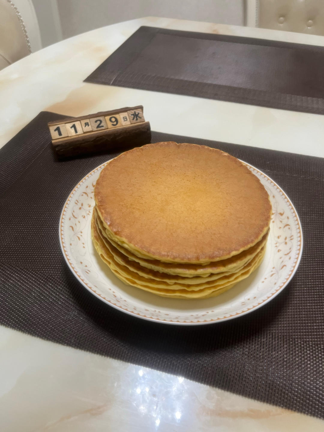 奶香玉米面松饼