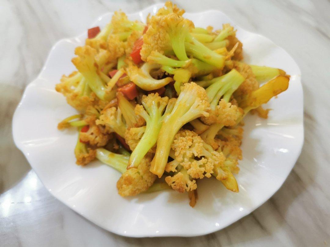 无肉干煸花菜