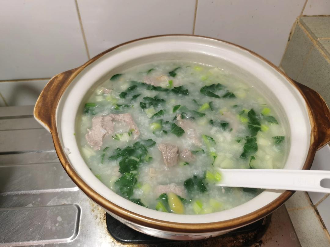 排骨蔬菜粥
