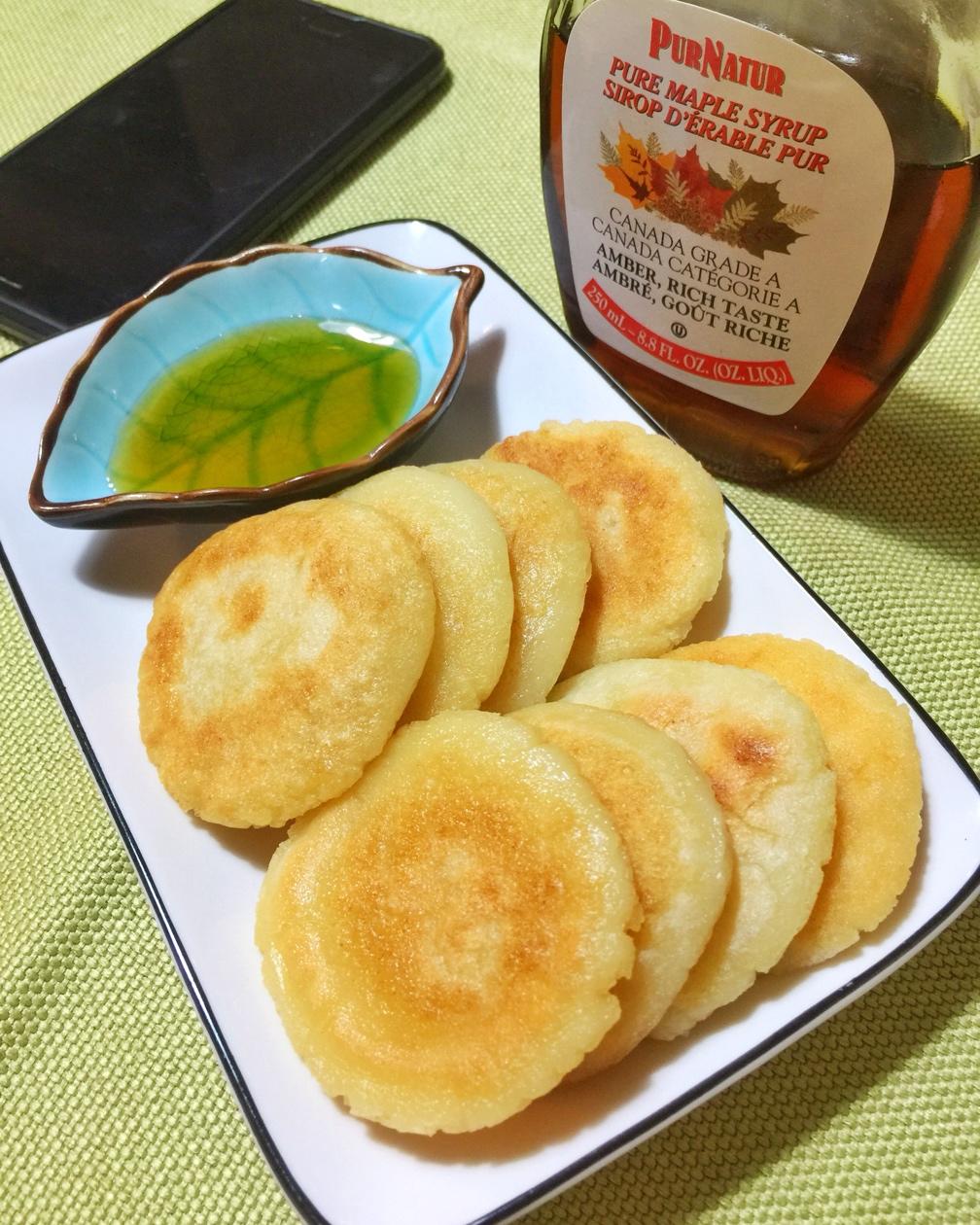 松软香糯的豆渣糯米饼🥞