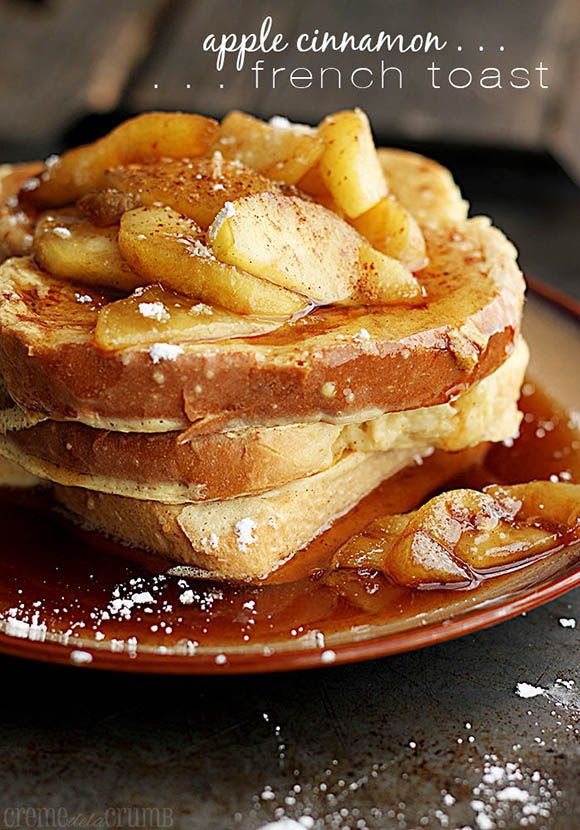 消耗老化吐司早餐系-法式苹果吐司French apple toast