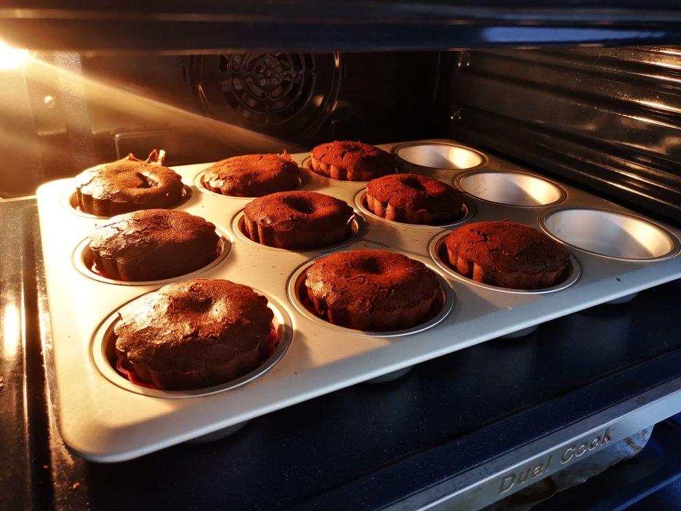 快手10分钟-流心巧克力蛋糕 cœur coulant au chocolat