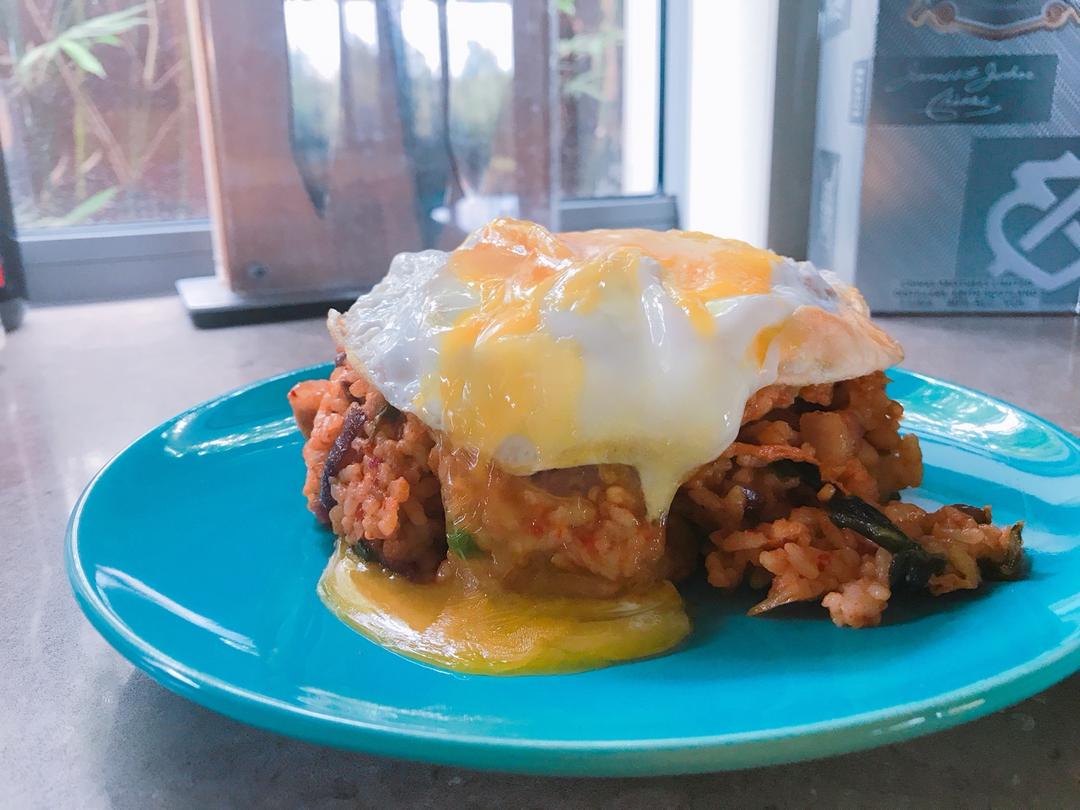 五花肉泡菜炒饭