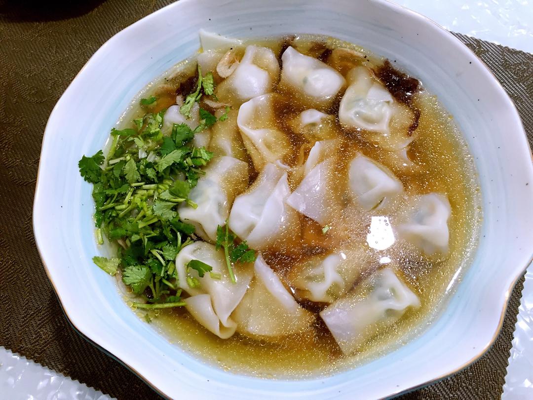 心向往之-1做的韭菜鲜肉馄饨