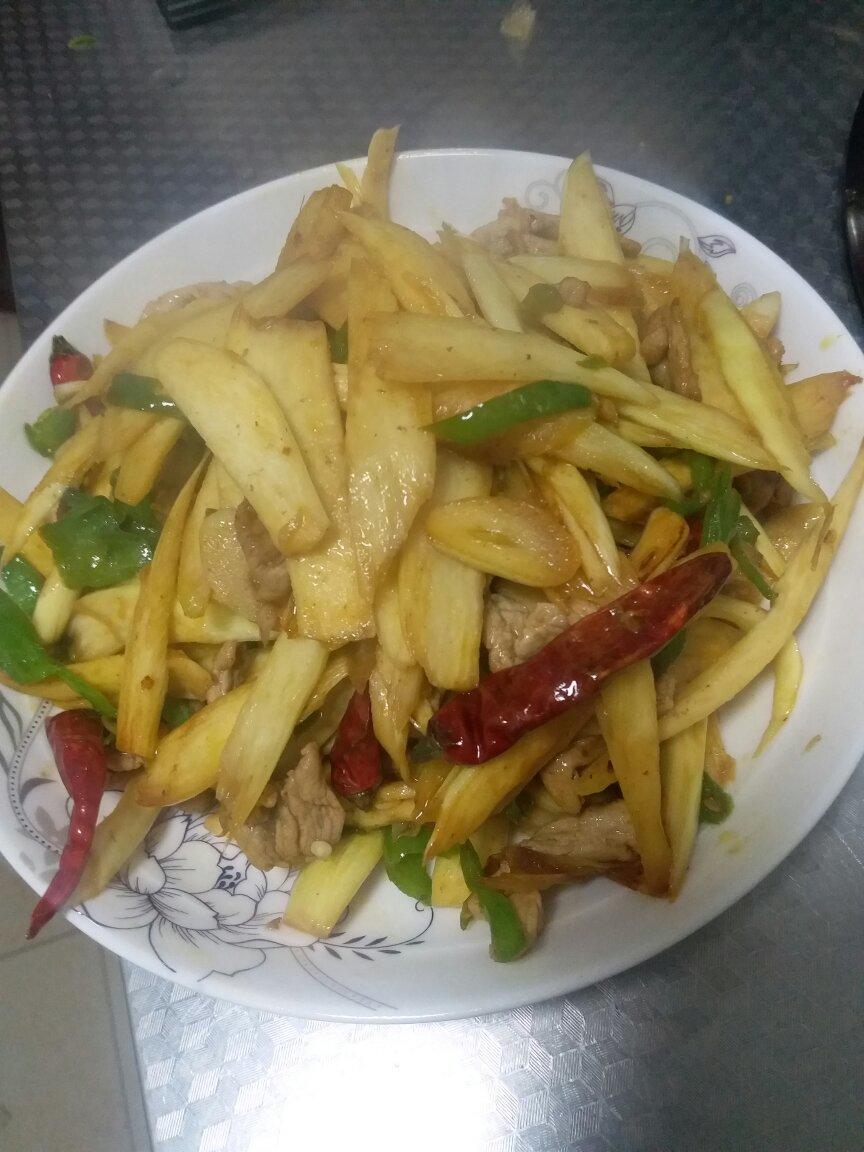 茭白肉丝