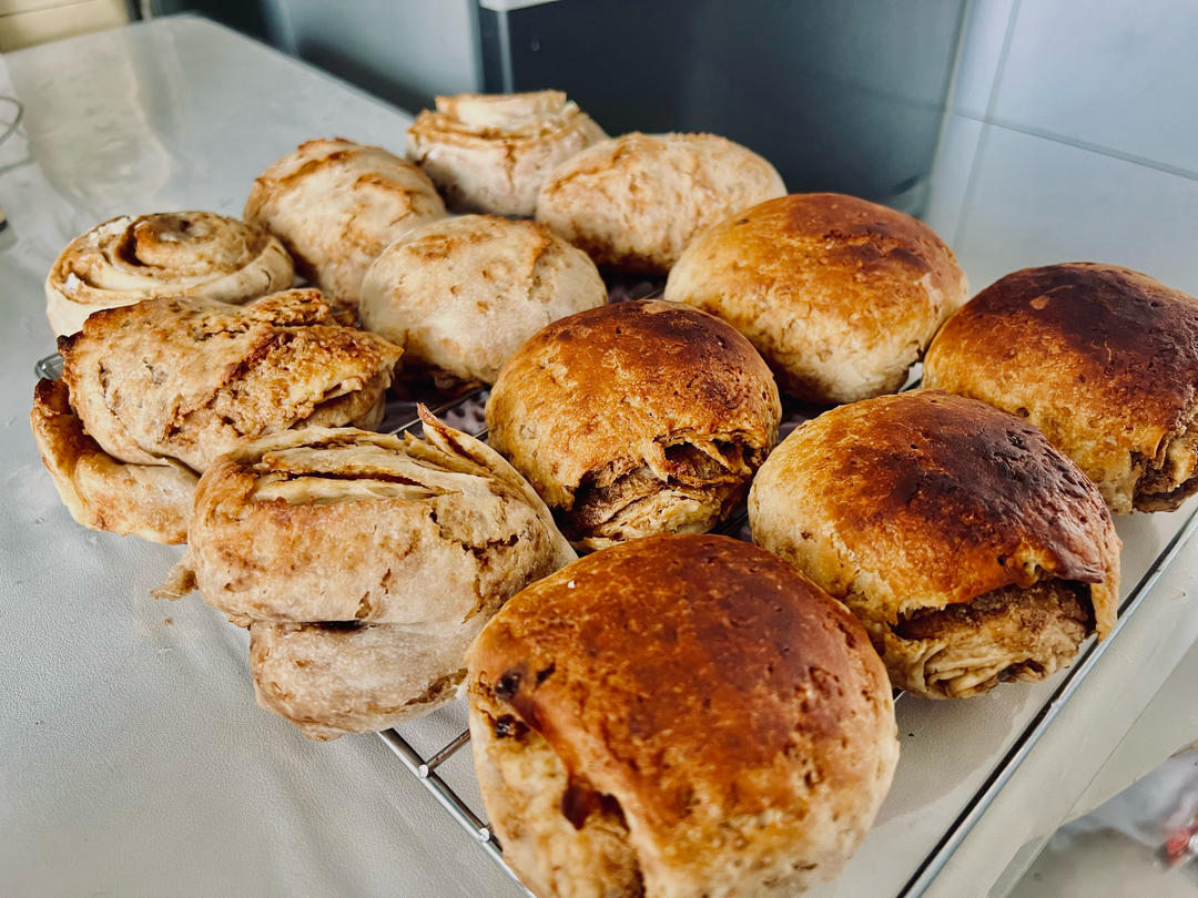 小时候的味道～传统红糖麻酱烧饼