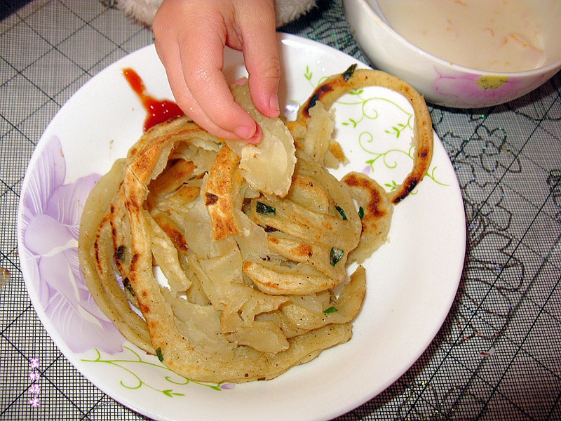 椒盐手抓饼
