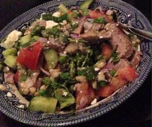 Pan Fried Lamb Salad 煎羊肉时蔬沙拉的做法 步骤15
