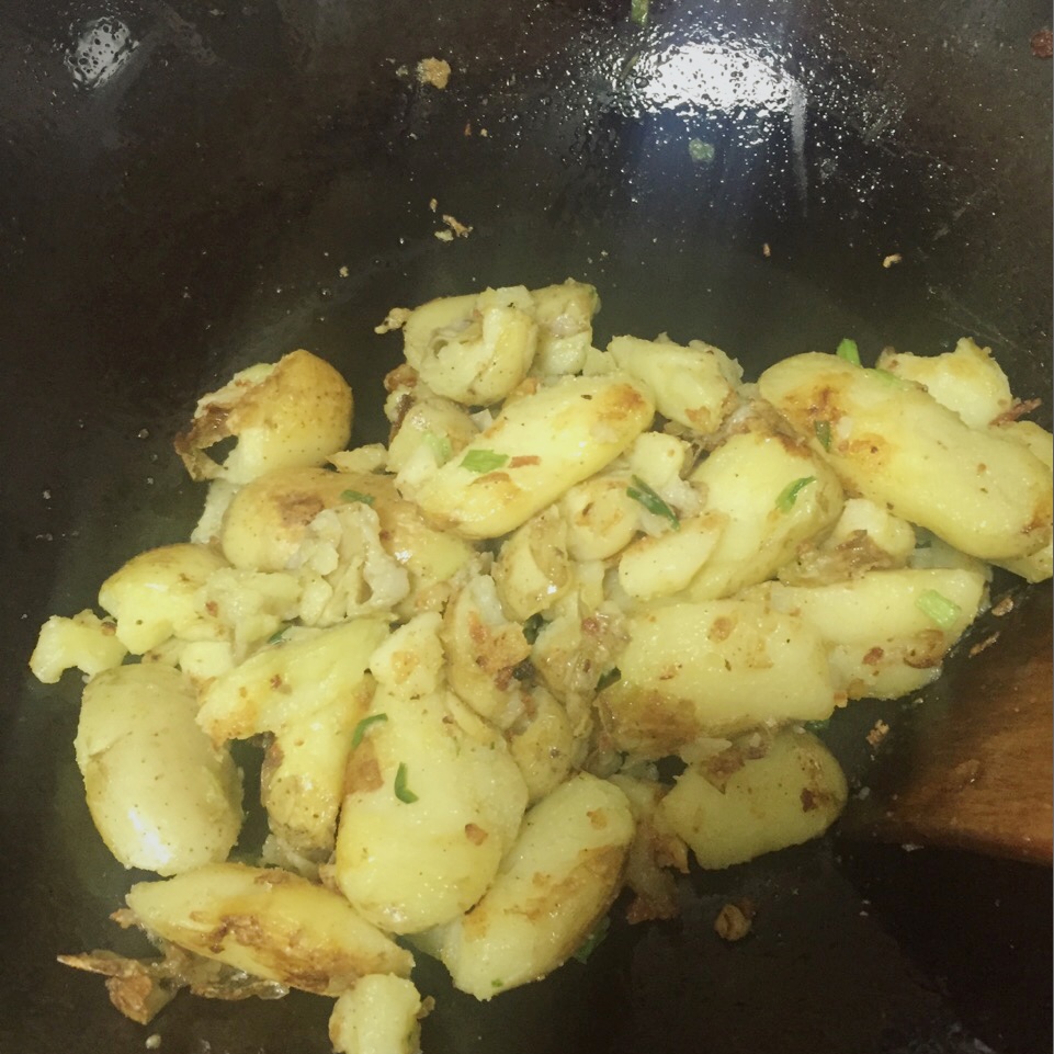 葱香煎土豆