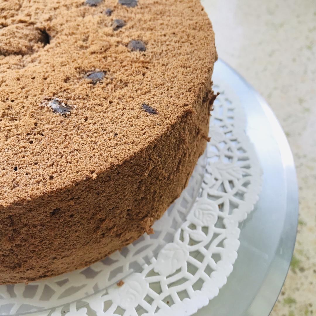 香浓柔软的可可戚风蛋糕