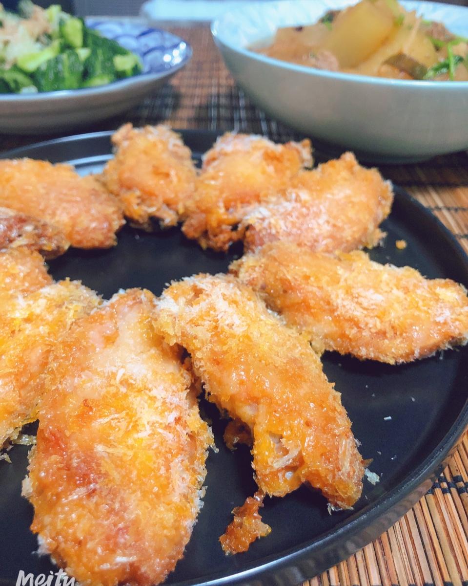 烤鸡翅（面包糠版）