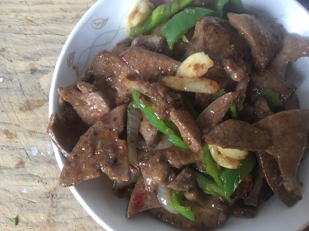 黑椒猪肝