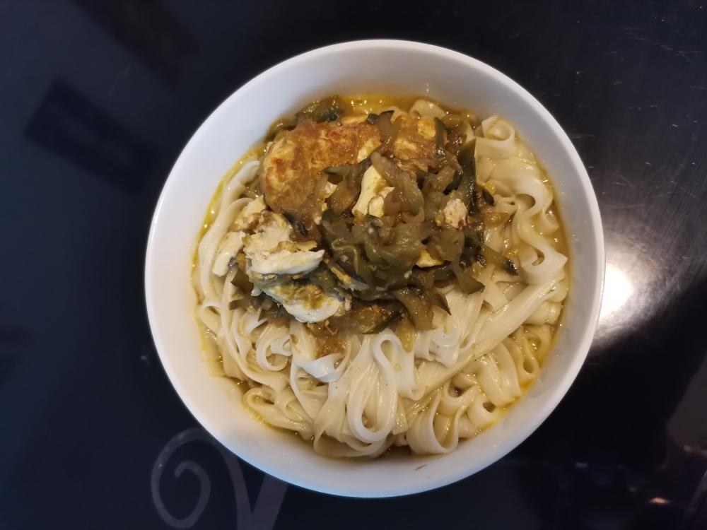 0人做过这道菜蓝颜冰_46yj用料鸡蛋2个茄子面条份盐克茄丝鸡蛋面的