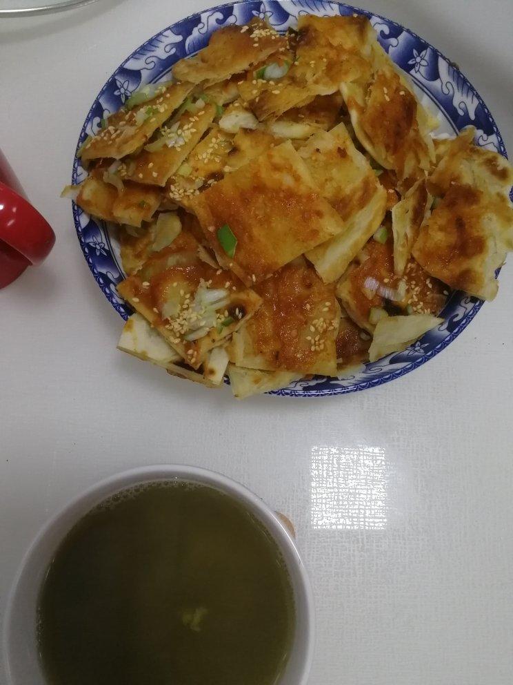 酥的掉渣的酱香饼，老公说都可以开店啦