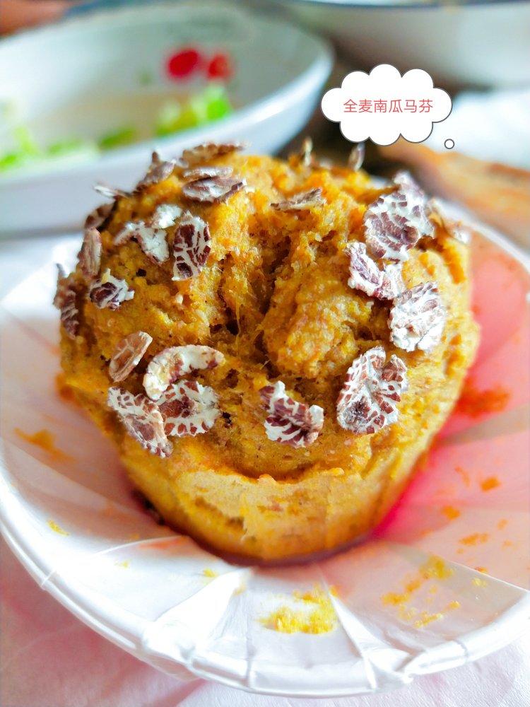 全麦南瓜早餐马芬丨健康·烘焙
