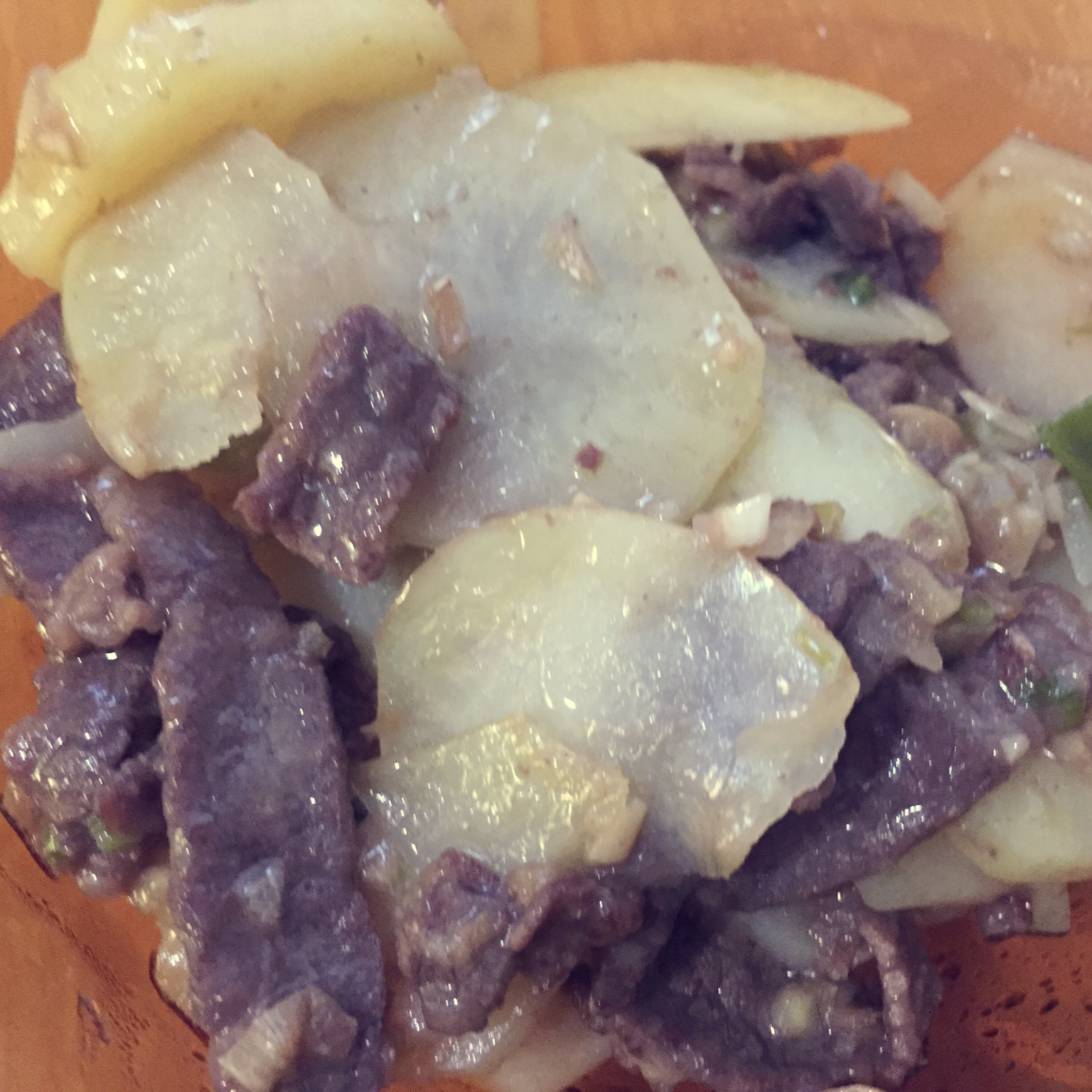 土豆炒牛肉