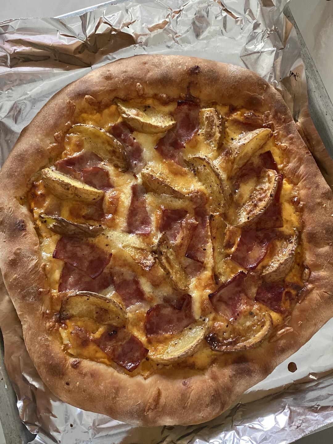 完美复刻达美乐！【土豆披萨】这么做口感太绝了！