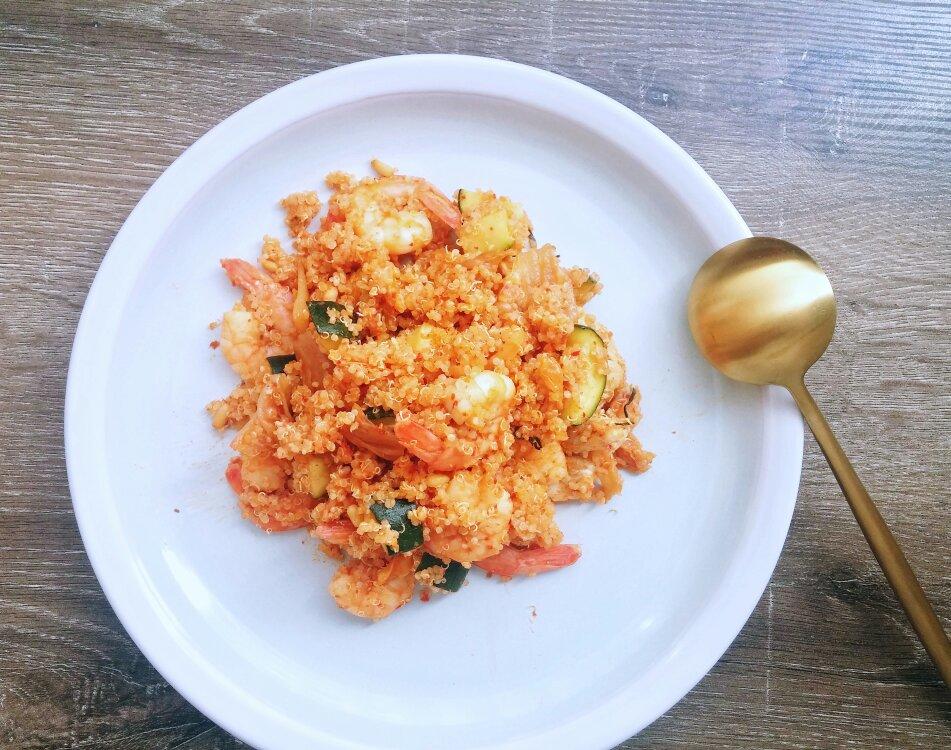 【健康三餐】藜麦三文鱼炒饭
