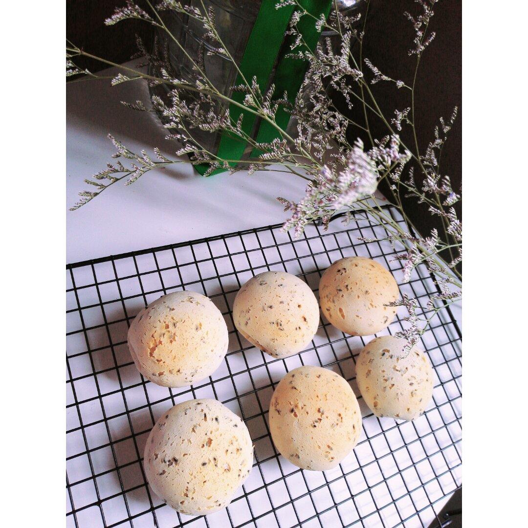 黑芝麻麻薯面包