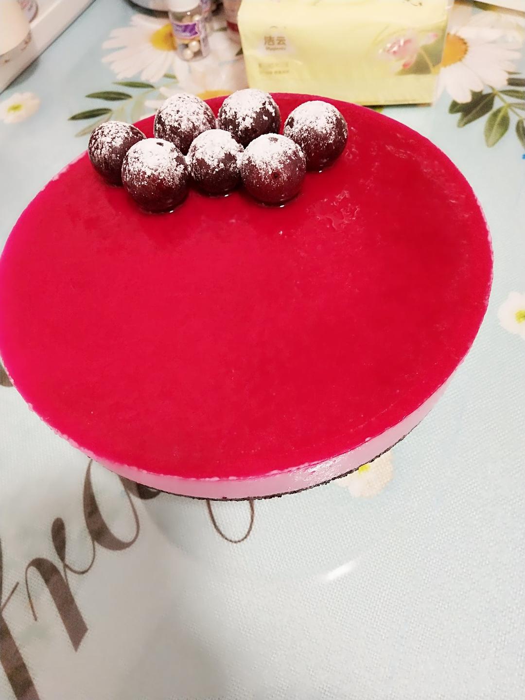 免烤快手高颜值的甜点——火龙果慕斯蛋糕