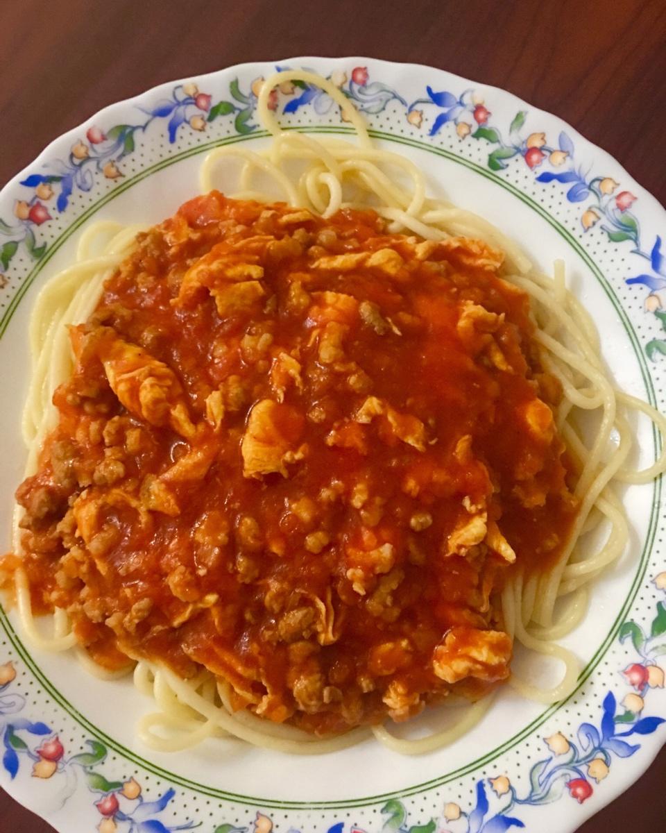 番茄肉酱意大利面