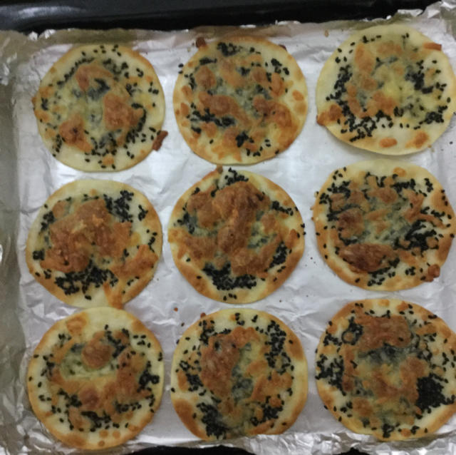 饺子皮做芝士脆片
