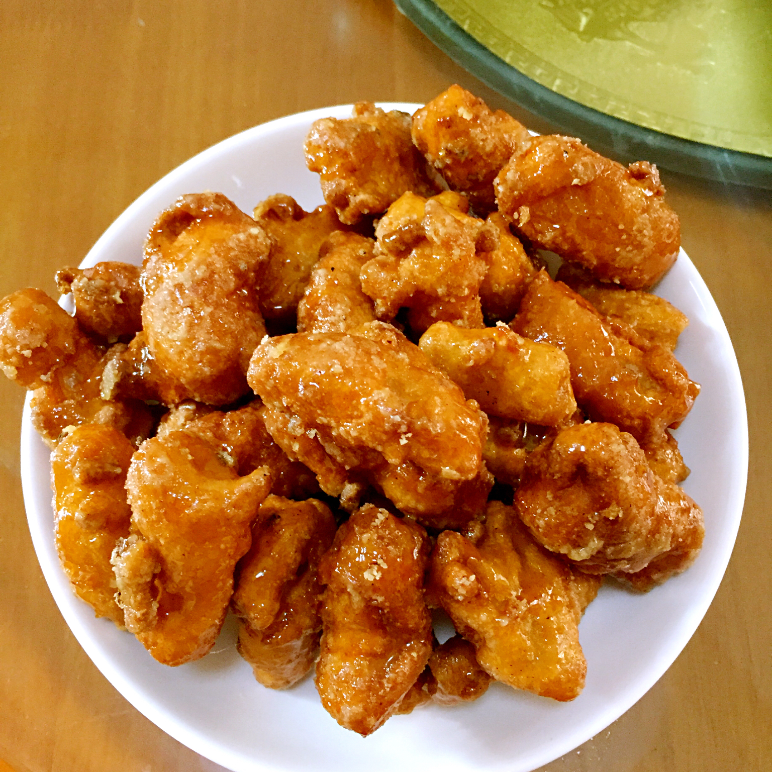 安居饶城做的酥白肉(拔丝白肉)