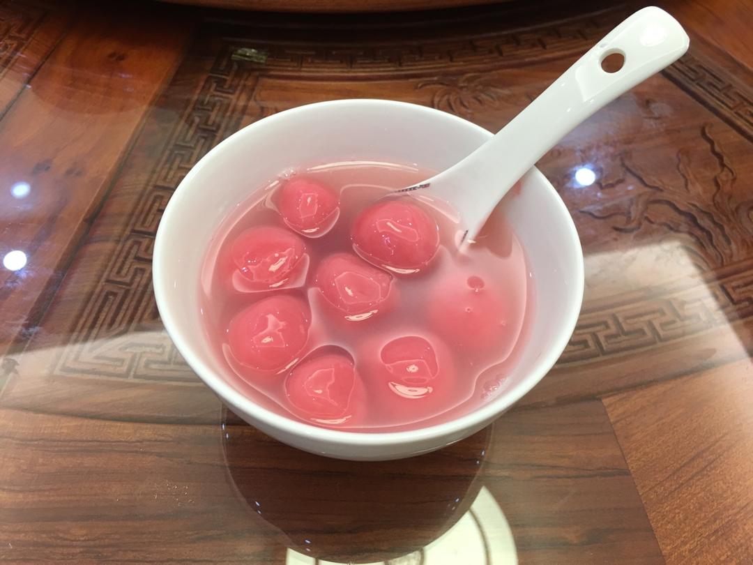 红豆沙汤圆