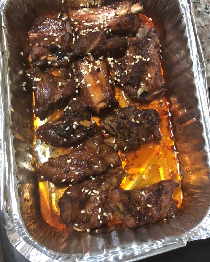 锡纸烤排骨