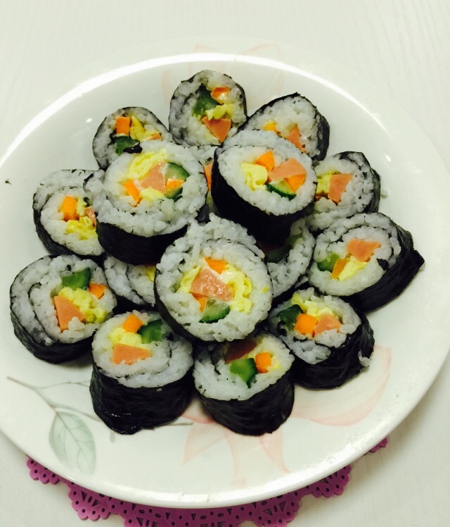 简单寿司/鸡蛋寿司/反转寿司/花样寿司/紫菜包饭