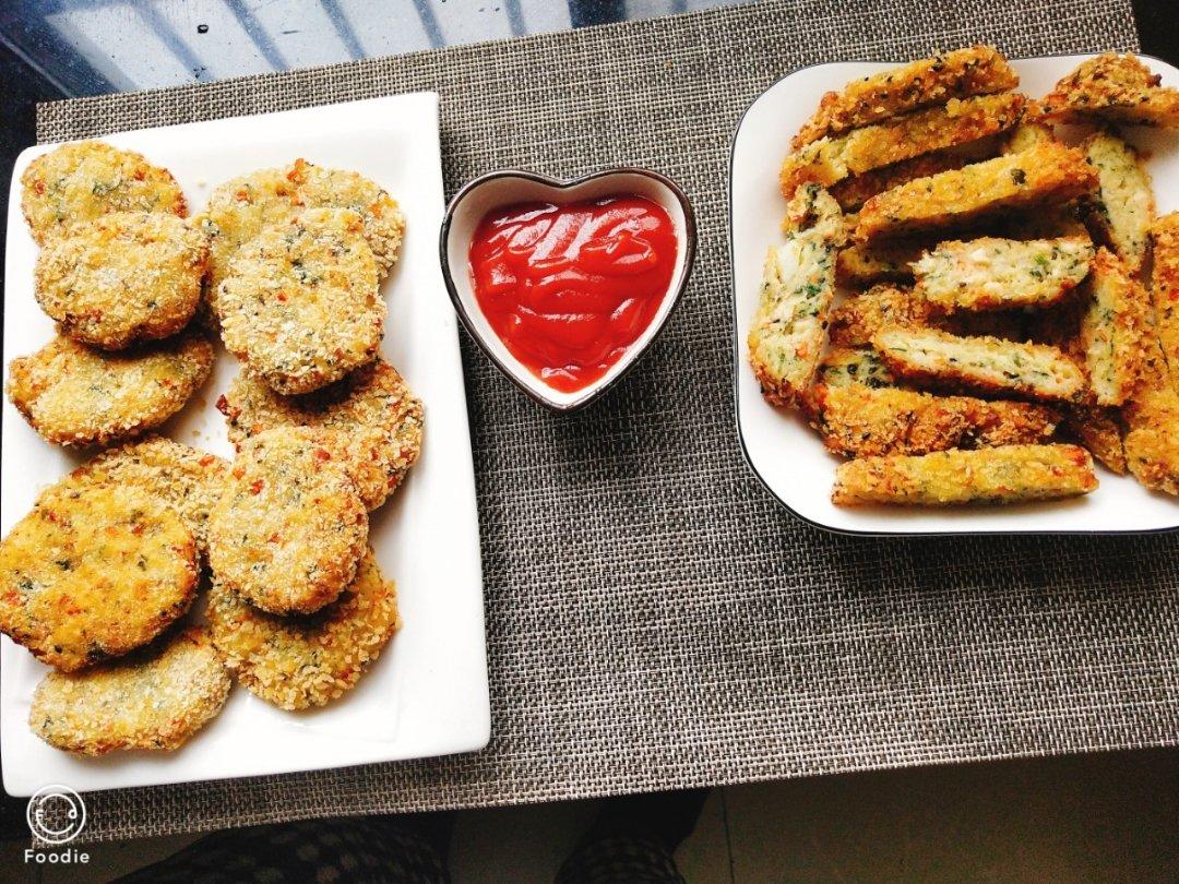 鸡胸肉可乐饼