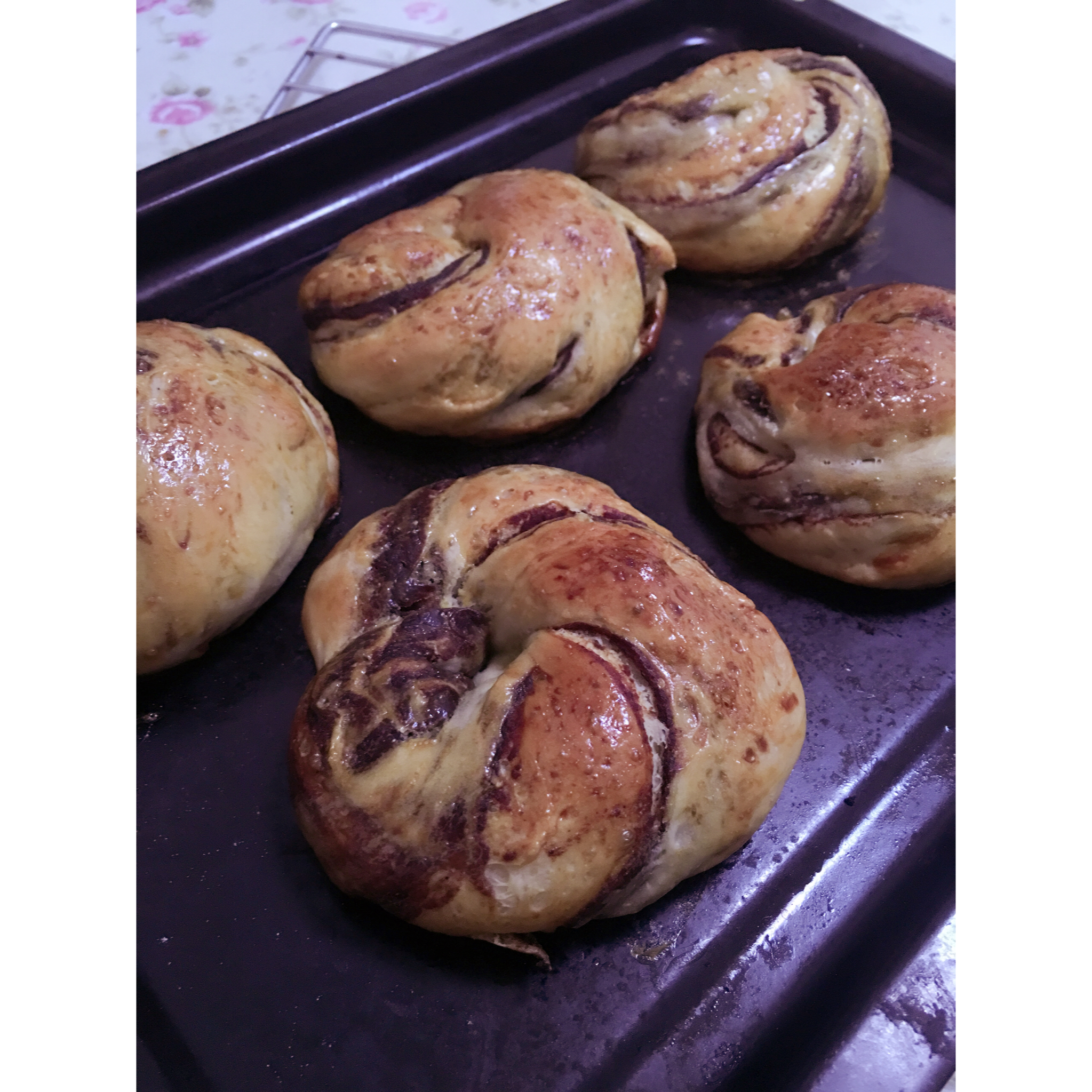 豆沙面包卷