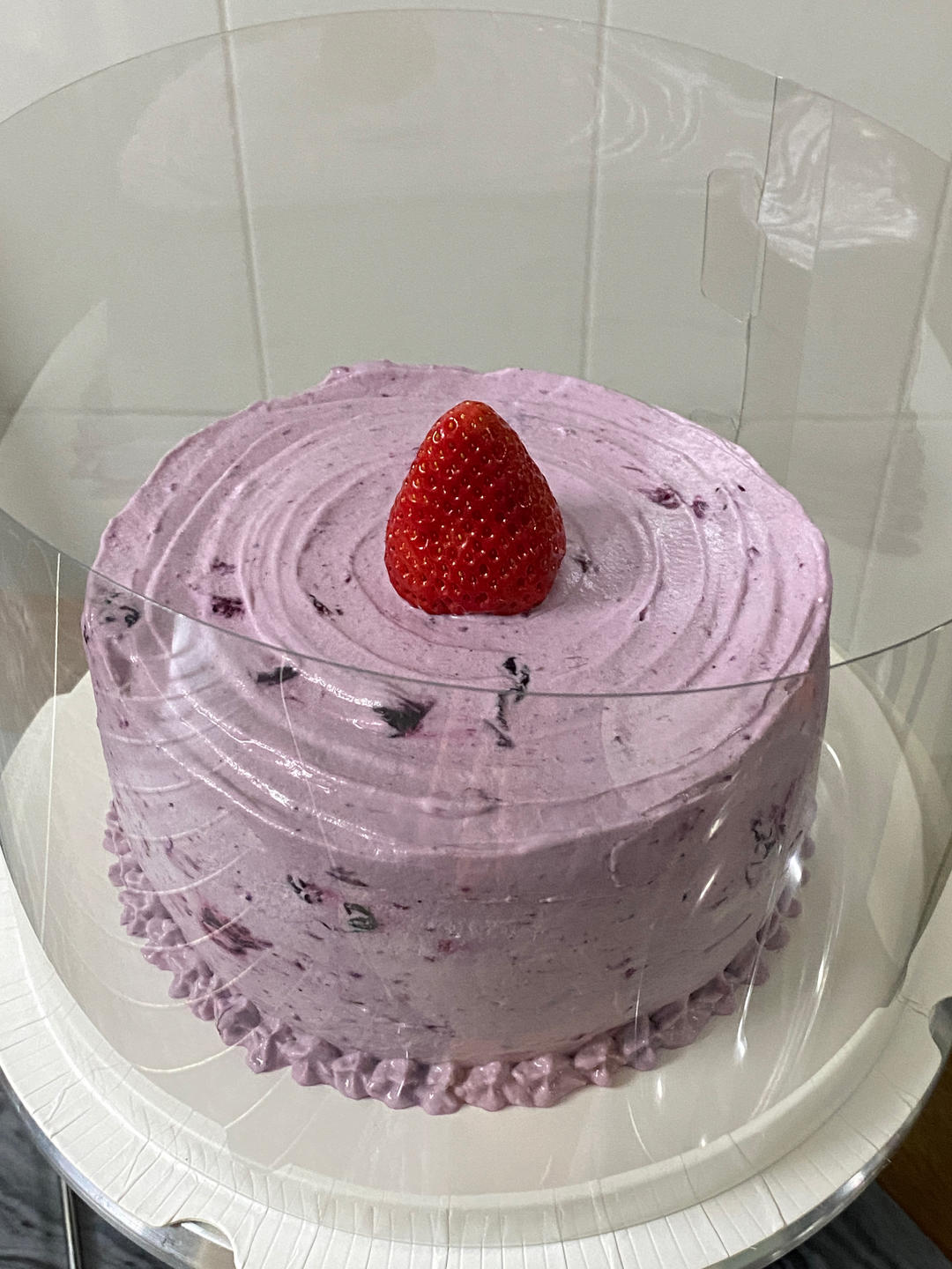 蓝莓生日蛋糕