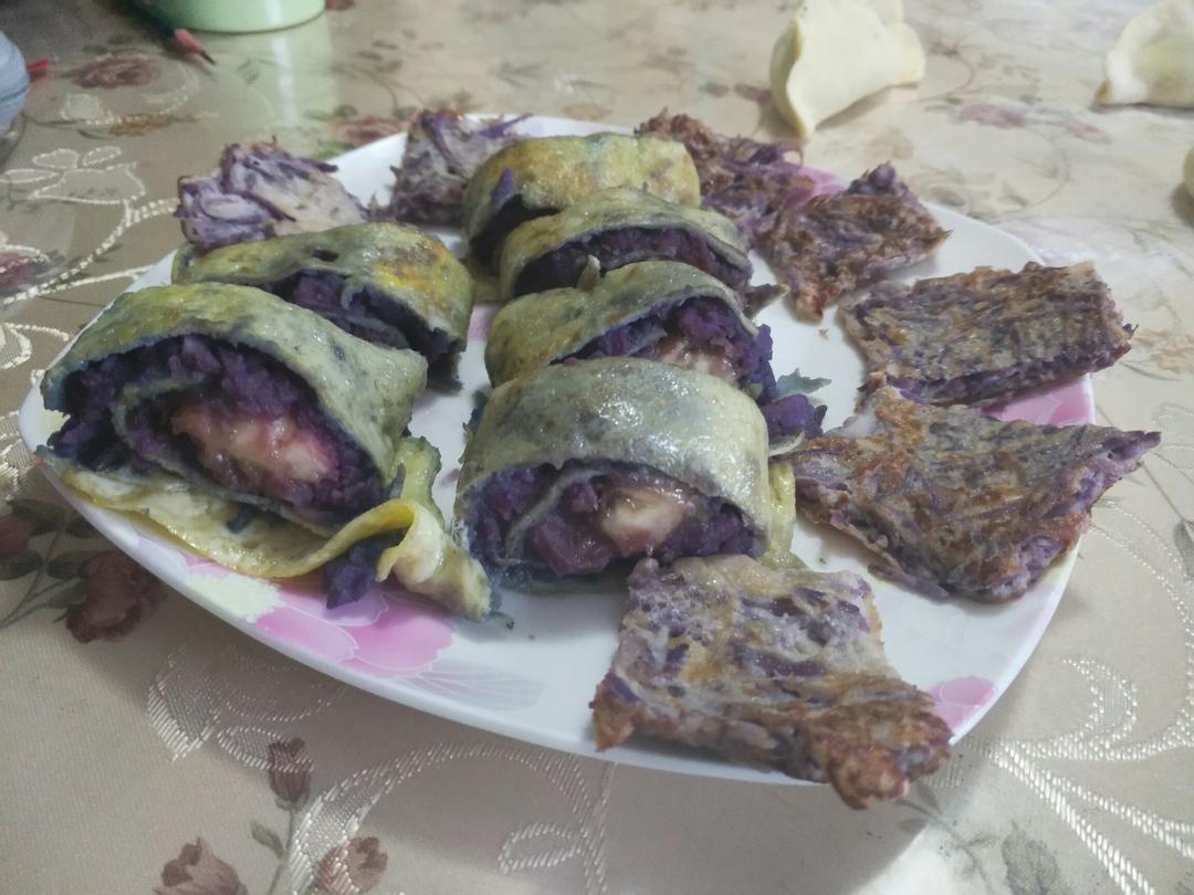 pitayaprozac做的酸奶紫薯饼