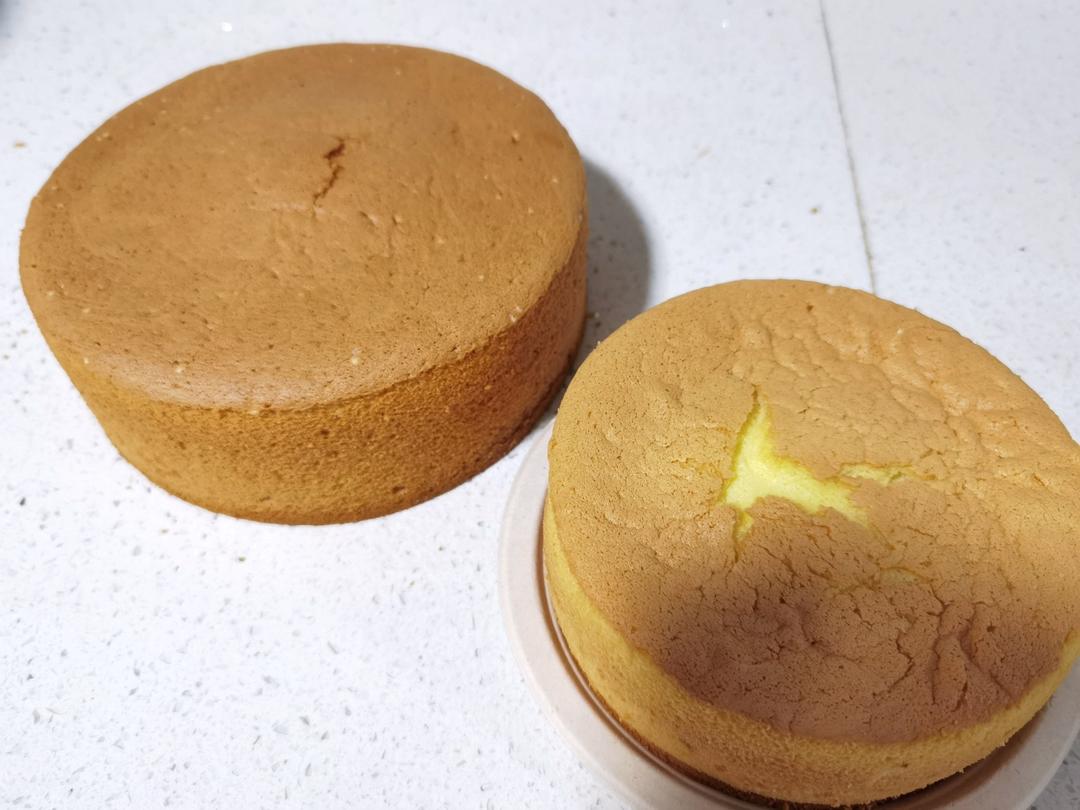《Tinrry+》戚风蛋糕（6寸配方）（基础、超详细教程）