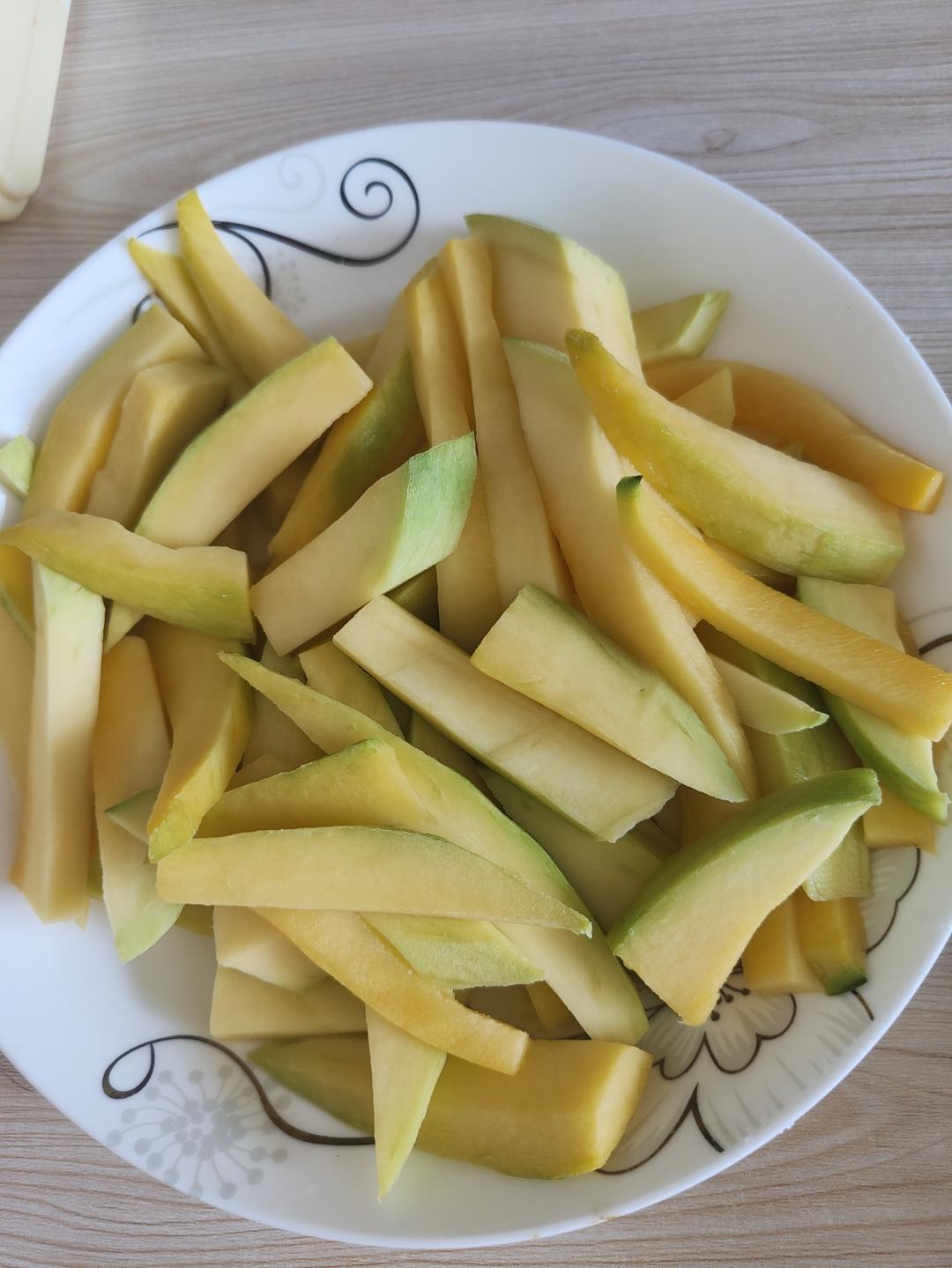 生芒果不小心切开补救方法，类似酸嘢