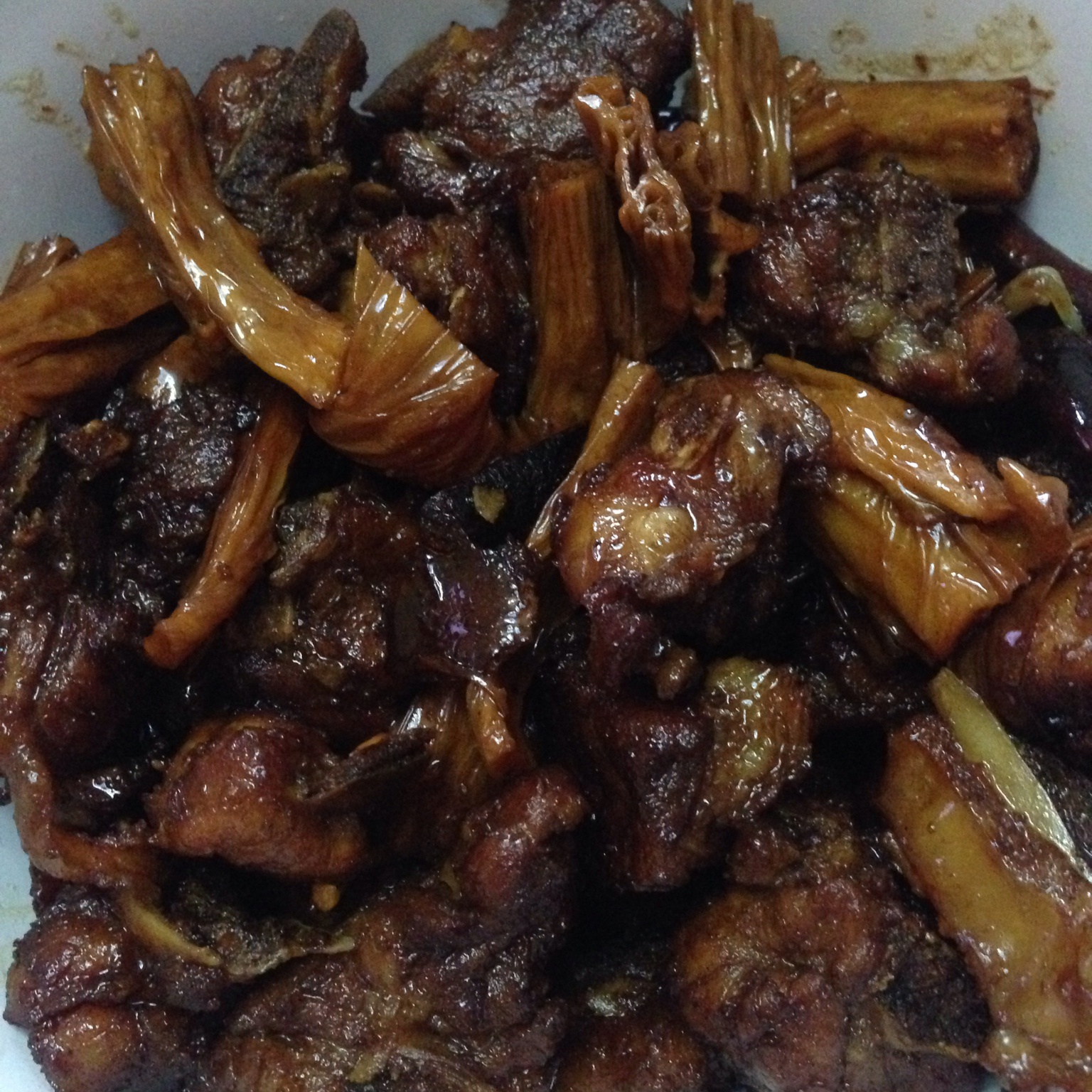 腐竹红烧肉