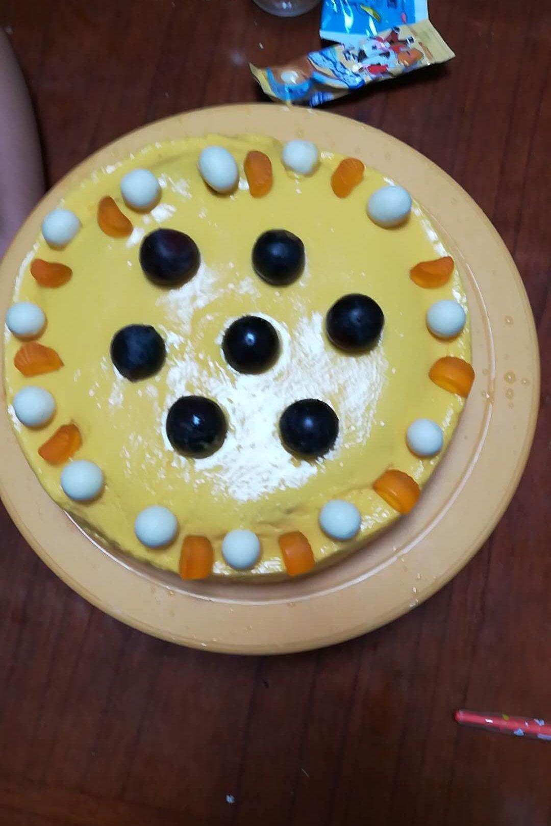 芒果酸奶慕斯加镜面 （8寸）