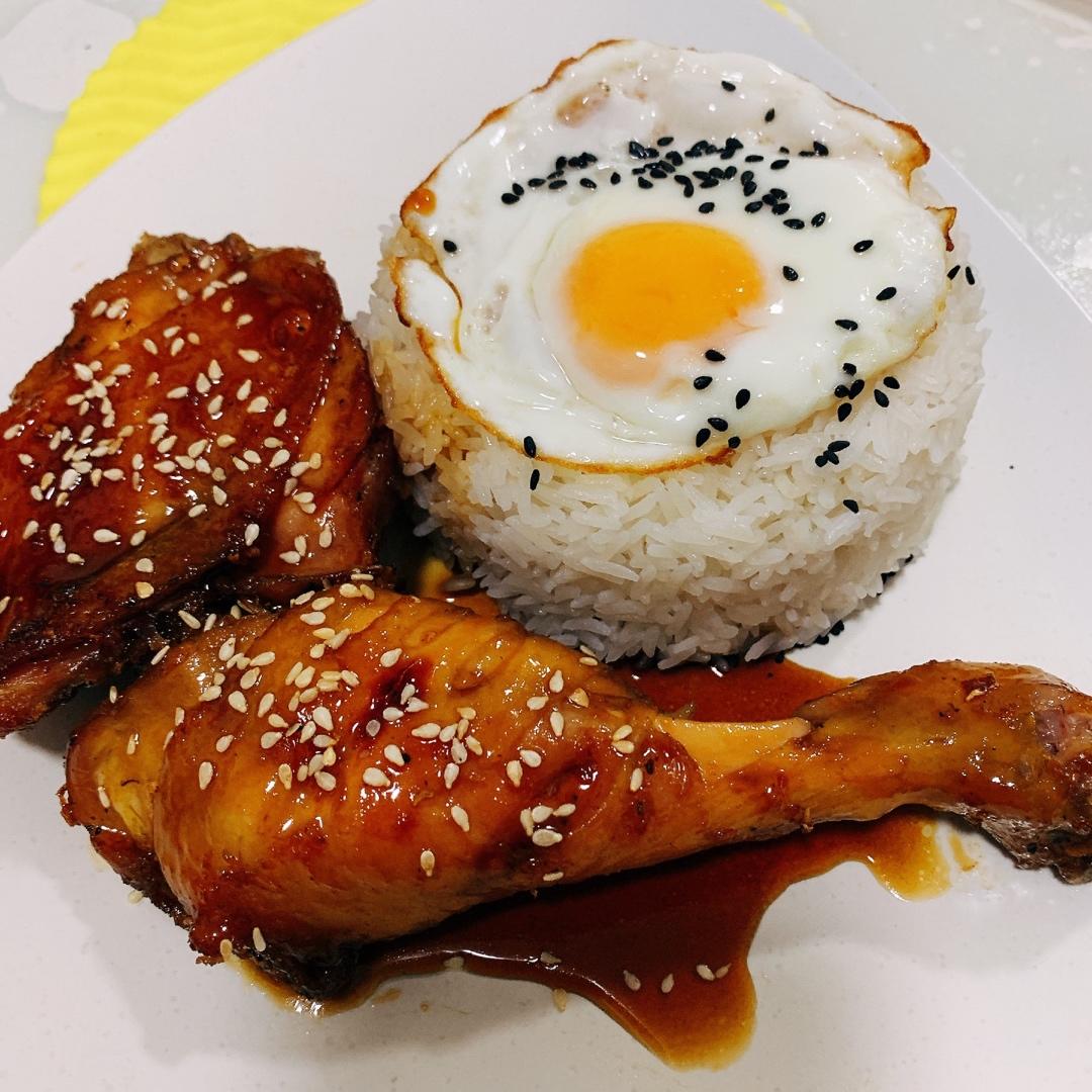照烧鸡腿饭