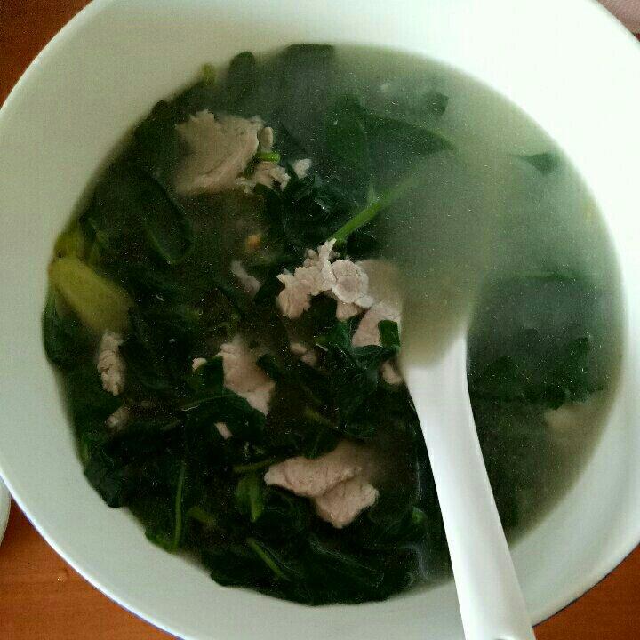 枸杞叶瘦肉汤（客家风味）