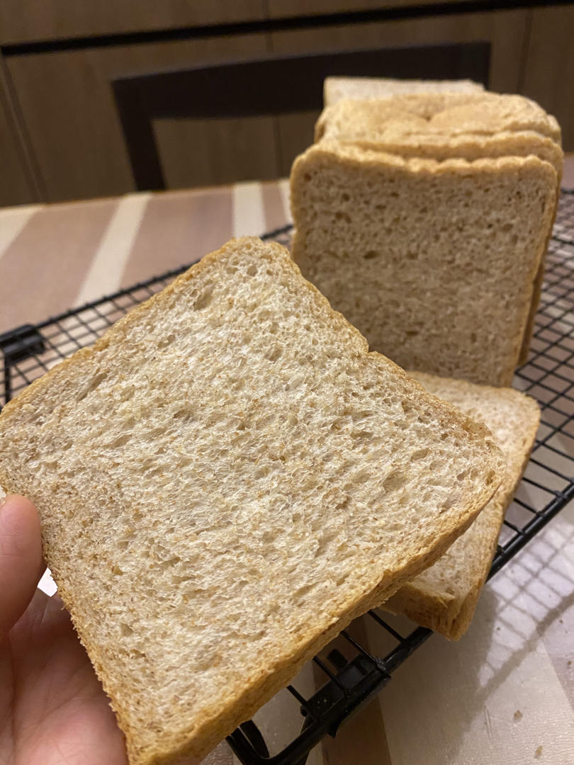健身党主食面包之50%全麦吐司