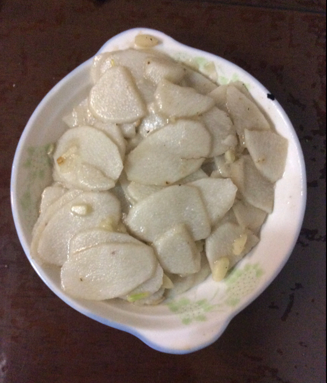 老丁的私房菜-清炒山药