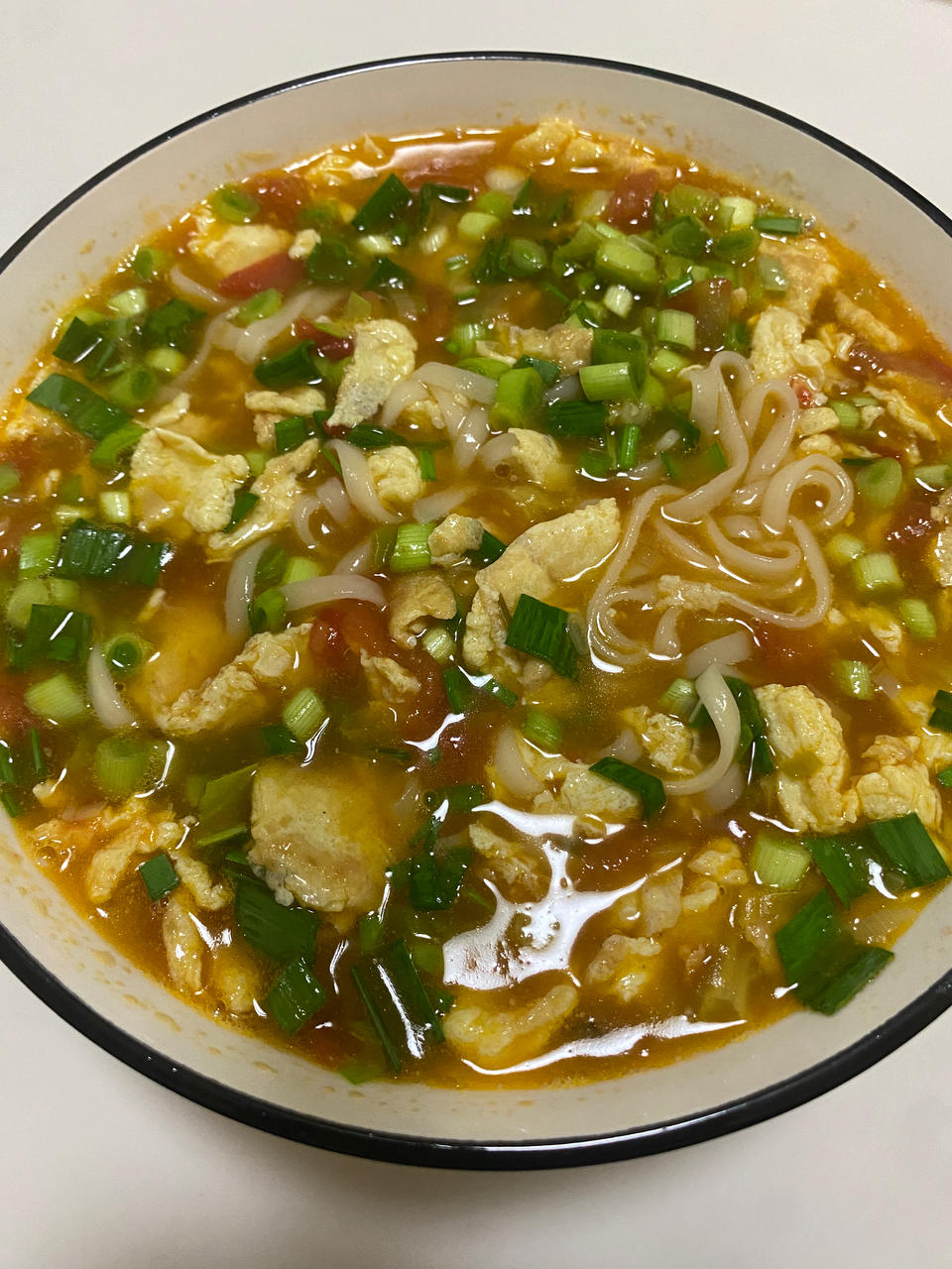 汤都要喝光的西红柿鸡蛋面