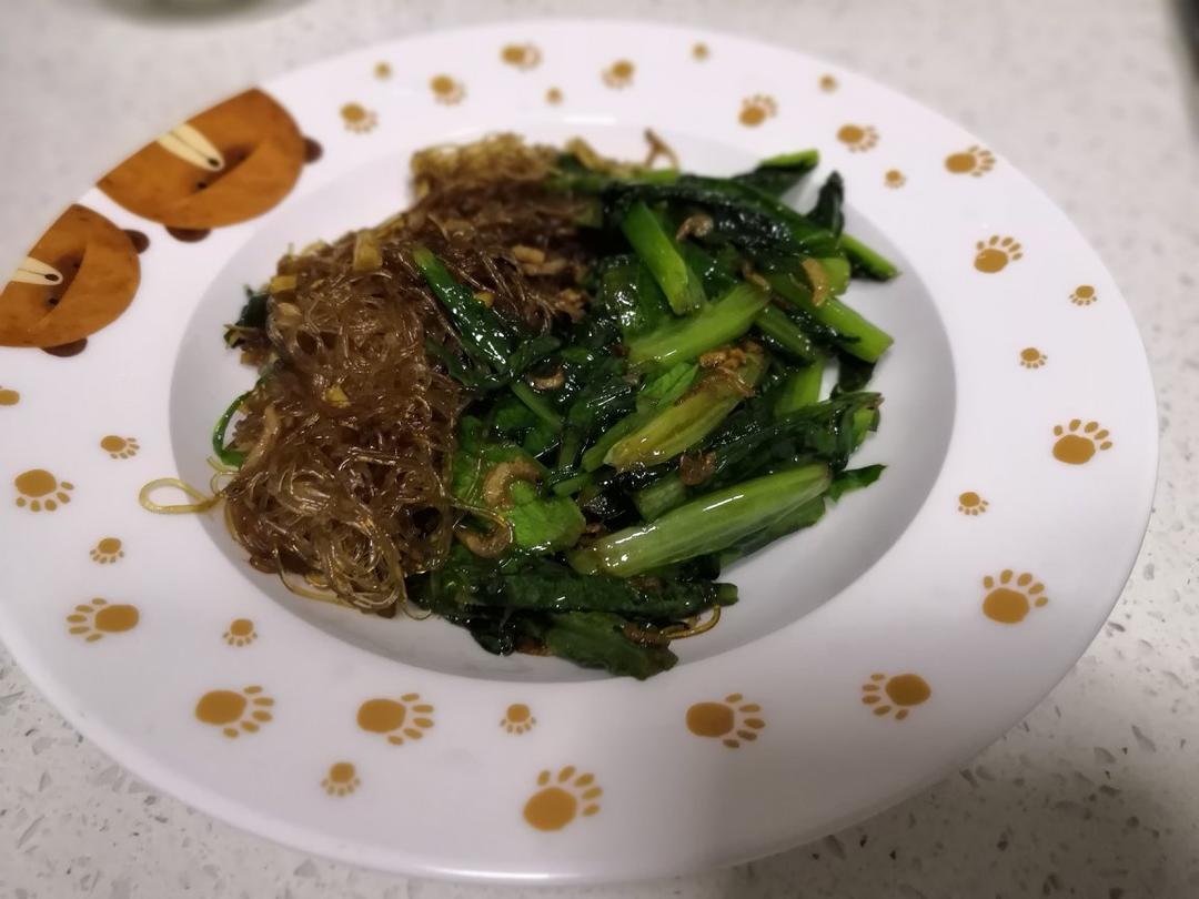 虾皮粉丝油麦菜