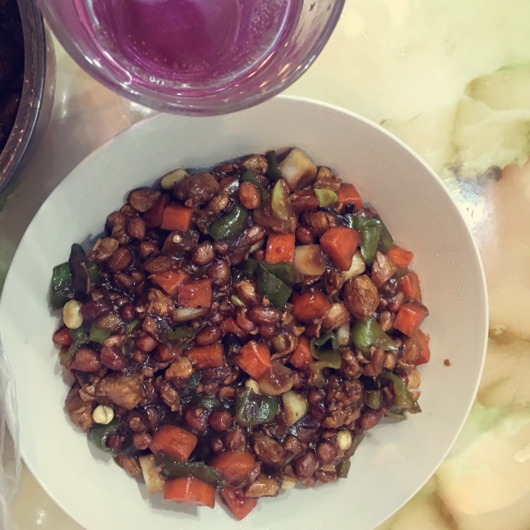 秘诀是雪碧的宫保鸡丁